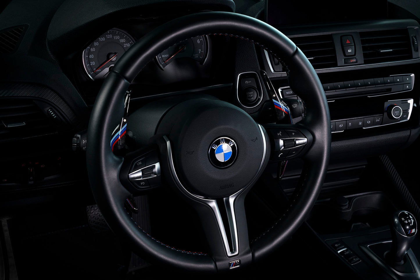 BMW M系列鍛造碳 亮光經典M三色