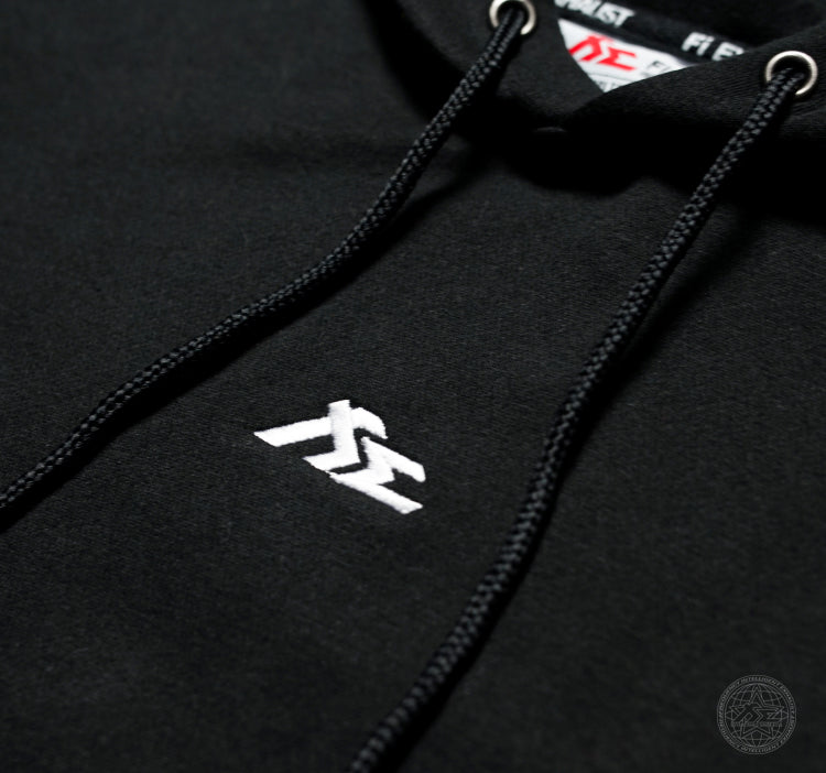 Fi EXHAUST LOGO 帽T 黑色 胸口 LOGO