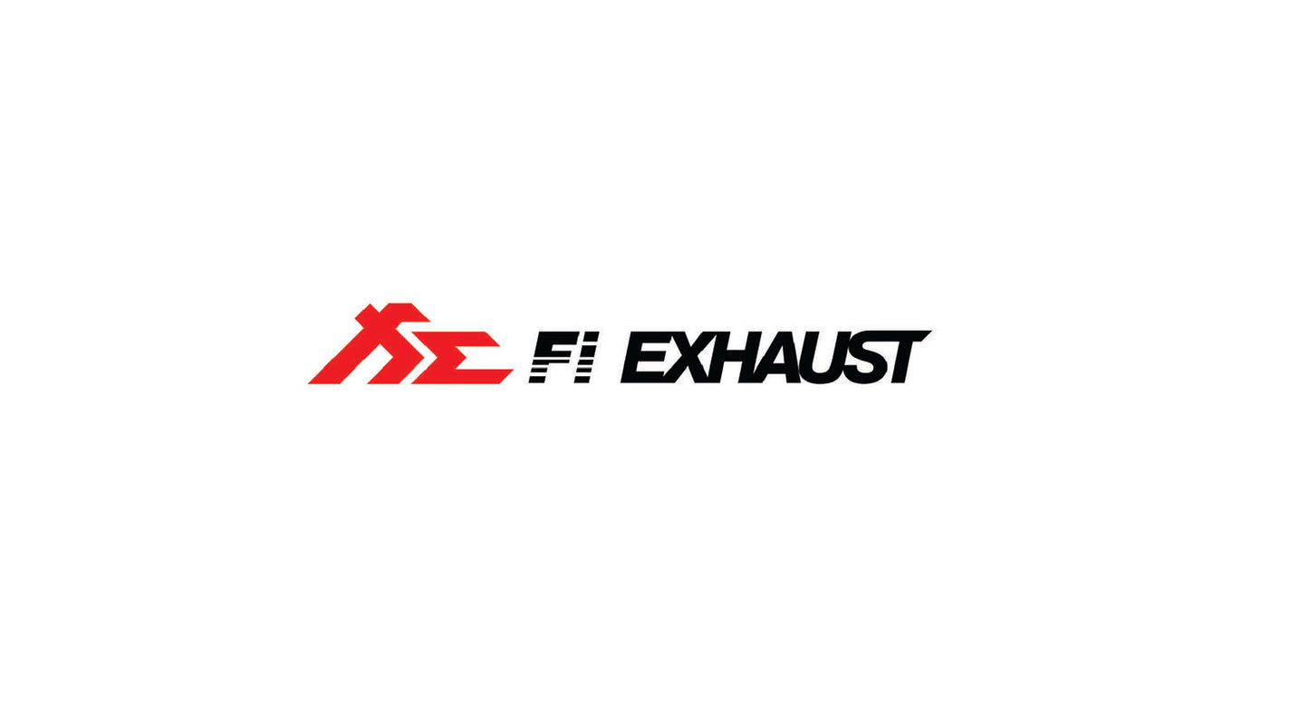 Fi EXHAUST 經典紅黑貼紙