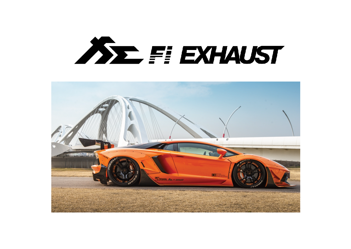 Fi EXHAUST 單色系貼紙組合包
